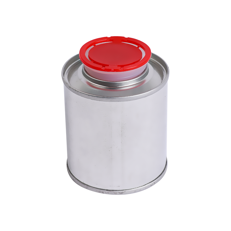 Boîte de conserve ronde d'huile moteur 100 ml/250 ml avec couvercle en plastique