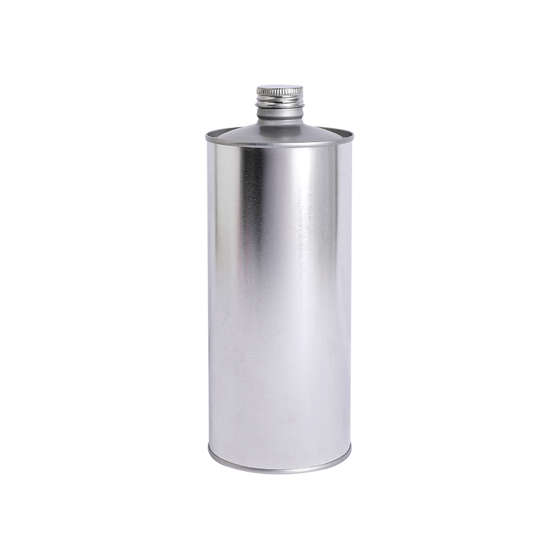 boîte de conserve à dessus à visser d'agent de nettoyage 1L/500ml avec bouchon intérieur en plastique et couvercle en métal